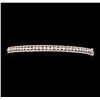 Image 1 : 1.68 ctw Diamond Bangle Bracelet - 14KT Rose Gold