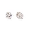 Image 1 : 1.04 ctw Diamond Stud Earrings - 14KT White Gold