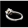 Image 3 : 1.82 ctw Fancy Yellow Diamond Ring - 14KT White Gold