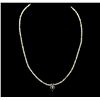 Image 2 : 14KT Yellow Gold 32.99 ctw Rough Diamond Necklace With Charm