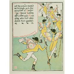 Crane, Walter with words by Elia. A MASQUE OF DAYS. First edition, 40 p. Illustrated by Walter Cr...