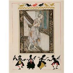 Evans, C.S. retold by. CINDERELLA. 110 p. Coloured frontis and numerous silhouette illustrations...