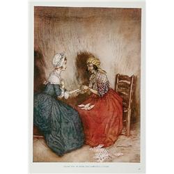 Goldsmith, Oliver. THE VICAR OF WAKEFIELD. 231 p. 4to, full vellum, gilt title on top board and s...