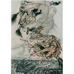 Ingoldsby, Thomas. THE INGOLDSBY LEGENDS. 549 p. 24 tipped-in colour plates by Arthur Rackham. 4t...