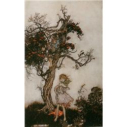 Irving, Washington. RIP VAN WINKLE. First edition, viii, 57 p. 51 tipped-in colour plates by Arth...