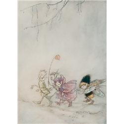 Rackham, Arthur with intro by Quiller-Couch. ARTHUR RACKHAM'S BOOK OF PICTURES. 43 p. 44 tipped-i...