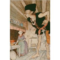 Steele, Flora Annie. ENGLISH FAIRY TALES. 341 p. 16 colour tipped-in plates by Arthur Rackham. 4t...