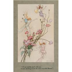 Owen, Dora [editor]., THE BOOK OF FAIRY POETRY. First edition, 180 p. 16 colour tipped-in illus...