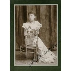 [Photographic Canadiana] Madame Emily Lavargne, A mounted albumen photograph probably by Livern...