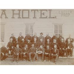 [Canadian Photographica] Steele, F. (fl. 1896-1910's), PIONEERS OF EDMONTON, An albumen boudoir...