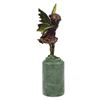 Image 5 : Angel Fairy Red Patina Bronze Statue