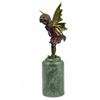 Image 9 : Angel Fairy Red Patina Bronze Statue