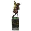 Image 1 : Gold Patina Guardian Butterfly Angel Bronze Figure