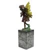 Image 6 : Gold Patina Guardian Butterfly Angel Bronze Figure