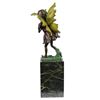 Image 7 : Gold Patina Guardian Butterfly Angel Bronze Figure