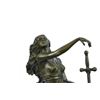 Image 2 : Justice Lady Bronze Sculpture on Marble Base Statue