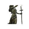 Image 4 : Justice Lady Bronze Sculpture on Marble Base Statue
