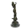 Image 8 : Justice Lady Bronze Sculpture on Marble Base Statue