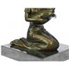 Image 3 : Breast Feeding Mother Baby Nursing Infant Bronze Statue