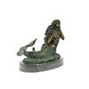 Image 9 : Mermaid with Green Patina Bronze Sculpture