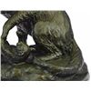 Image 3 : Lion With Cub Bronze Statue on Marble Base