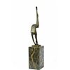 Image 8 : Modern Mid Century Abstract Bronze Ballerina Figure