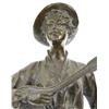 Image 2 : Woman Musician Bronze Sculpture on Marble Base Statue