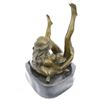 Image 7 : Erotic Abstract Nude Women Bronze Sculpture on Marble Base Figure