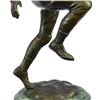 Image 3 : Trophy Football Player Bronze Sculpture on Marble Base Statue