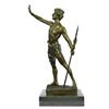 Image 1 : Warrior With Spear Bronze Statue