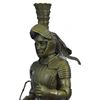 Image 5 : Knight Warrior Bronze Statue on Marble Base Sculpture