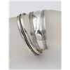 Image 2 : 2-STERLING SILVER CUFF BRACELETS 2-STERLING SILVER CUFF BRACELETS. COMBINED WEIGHT 29.2 GRAMS. PRE-O