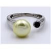 Image 2 : HONORA COLLECTION CULTURED PEARL RING HONORA COLLECTION CULTURED PEARL WITH AMETHYST STERLING SILVER