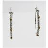 Image 2 : STERLING SILVER JUDITH RIPKA HOOP EARRINGS STERLING SILVER JUDITH RIPKA HOOP EARRINGS FOR PIERCED EA