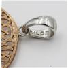 Image 2 : STLERING SILVER MILOR GOLD TONED PENDANT STERLING SILVER MILOR GOLD TONED PENDANT. PRE-OWNED. 10.5 G
