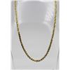 Image 2 : TWO GORGEOUS STERLING NECKLACES TWO GORGEOUS STERLING SILVER NECKLACES - ONE GOLD TONED 16" LONG AND
