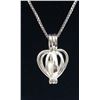 Image 2 : STERLING SILVER NECKLACE WITH CULTURED PEARL