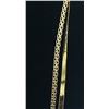 Image 2 : 2 GOLD TONED STERLING SILVER CHAINS 2 GOLD TONED STERLING SILVER CHAINS. BOTH ARE 30" LONG. STAMPED