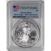 Image 1 : 2016 AMERICAN SILVER EAGLE PCGS MS70 FIRST STRIKE 2016 AMERICAN SILVER EAGLE PCGS MS70 FIRST STRIKE.