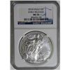 Image 1 : 2014 AMERICAN SILVER EAGLE NGC MS70 EARLY RELEASE 2014 AMERICAN SILVER EAGLE NGC MS70 EARLY RELEASE.