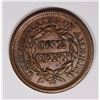 Image 2 : 1851 LARGE CENT BEAUTIFUL COLOR BROWN UNC. 1851 LARGE CENT BEAUTIFUL COLOR BROWN UNC. ESTIMATE: $275