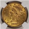 Image 2 : 1888-S $10 GOLD LIBERTY NGC MS 61 SCARCE 1888-S $10 GOLD LIBERTY NGC MS 61 SCARCE. ESTIMATE: $775-$9