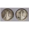 Image 2 : 1921-P & 1921-D MERCURY DIMES VG KEY COINS 1921-P & 1921-D MERCURY DIMES VG KEY COINS. ESTIMATE: $12