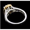 Image 3 : 1.54 ctw Diamond Ring - 18KT White And Yellow Gold