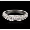 Image 2 : 18KT White Gold 0.39 ctw Diamond Ring