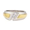 Image 2 : 0.26 ctw Diamond Ring - 14KT Yellow and White Gold