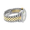 Image 8 : Rolex Mens 2 Tone 14K MOP Roman 3 ctw Channel Set Diamond Datejust Wristwatch