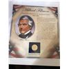 Image 1 : 1850-1853 MILLARD FILMORE President Dollar in Original Book Card