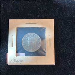 1949 Canada 5 Cents in High Grade