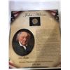 Image 1 : 1797-1801 JOHN ADAMS President Dollar in Original Book Card